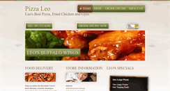 Desktop Screenshot of pizzaleo.com